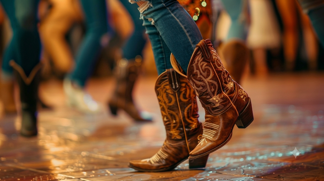 country line dance, corso di ballo country, ballo in linea